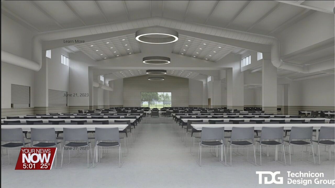 Construction of the Event Center at the Putnam County Fairgrounds is on track